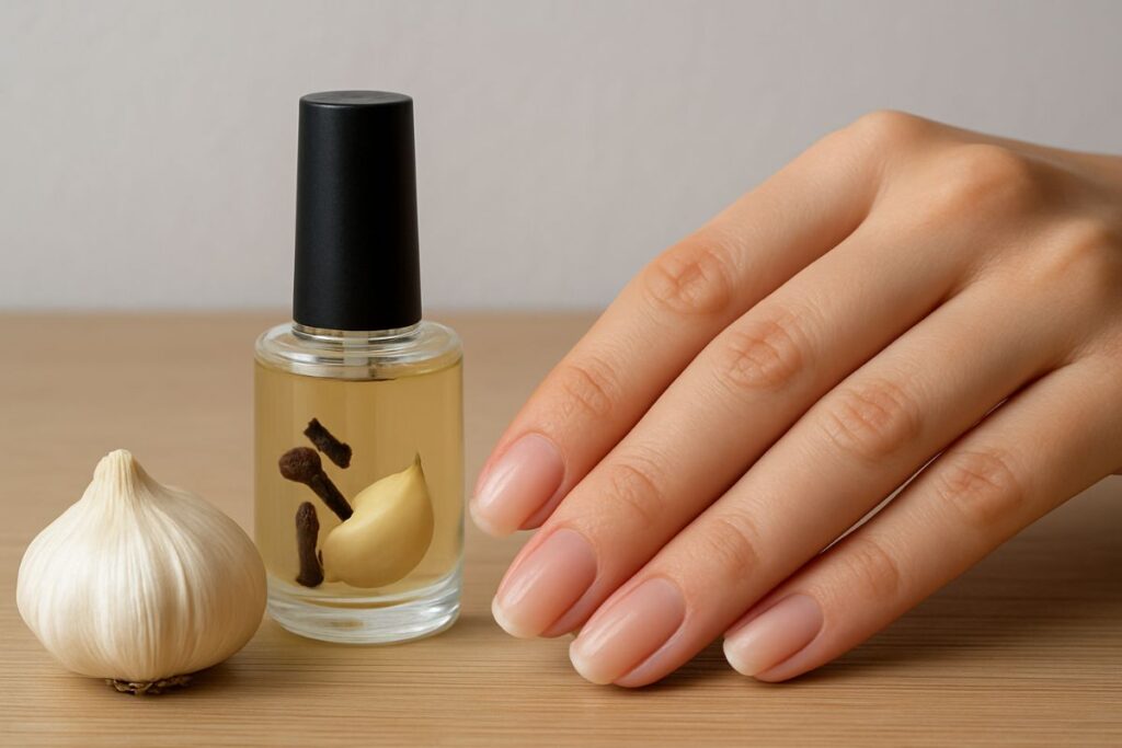 Cravo e Alho na Base de Unha